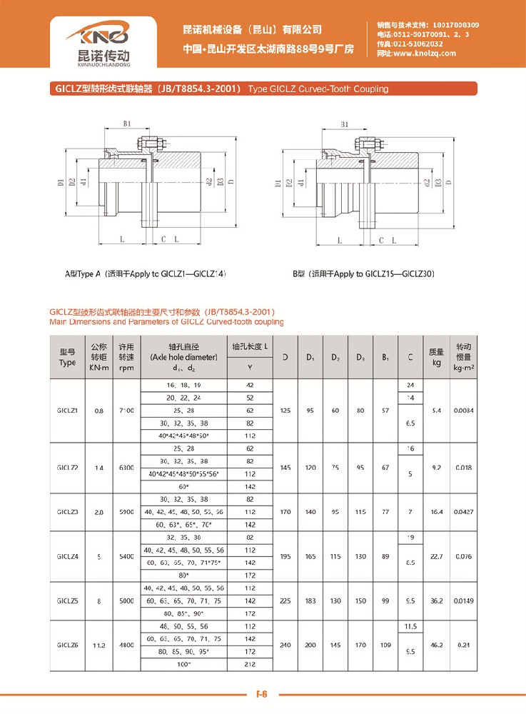GICLZ型鼓形齒式聯軸器