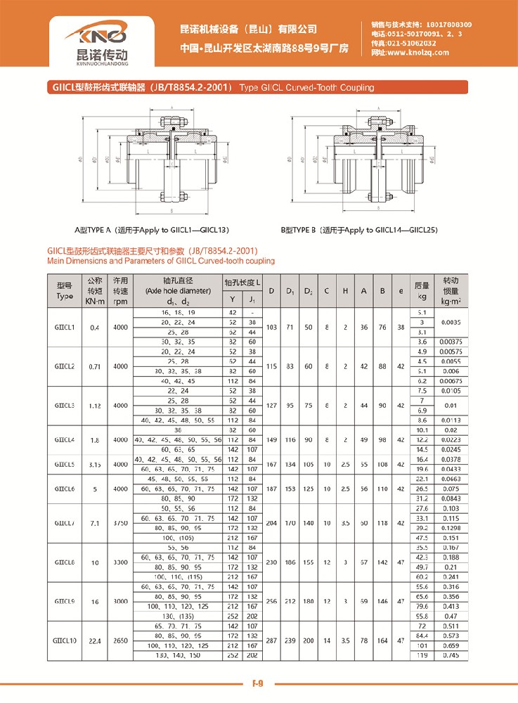 GIICL型鼓形齒式聯軸器
